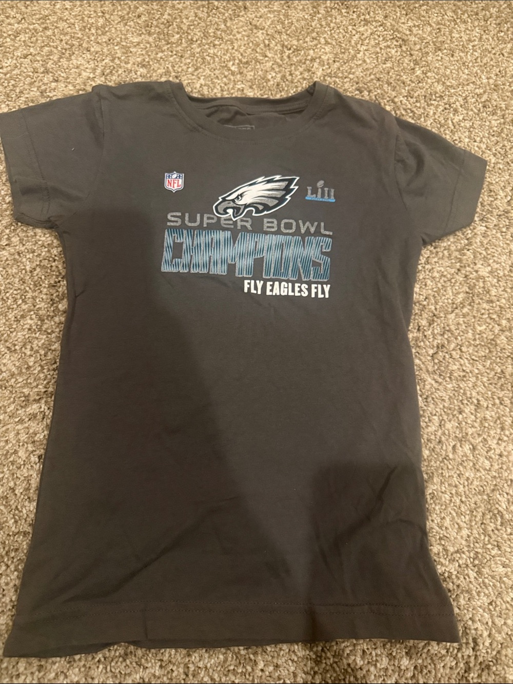 NFL Philadelphia Eagles Black & Teal Super Bowl Champions Tee